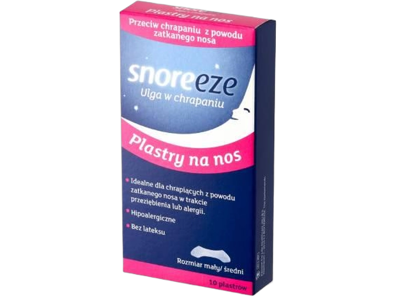 Snoreeze, plastry na nos