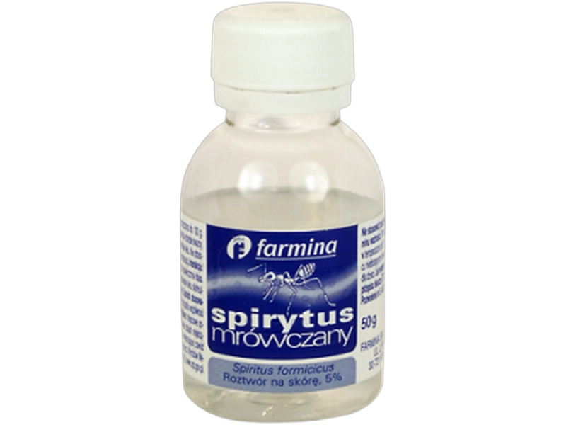 Spirytus mrówczany, płyn na skórę