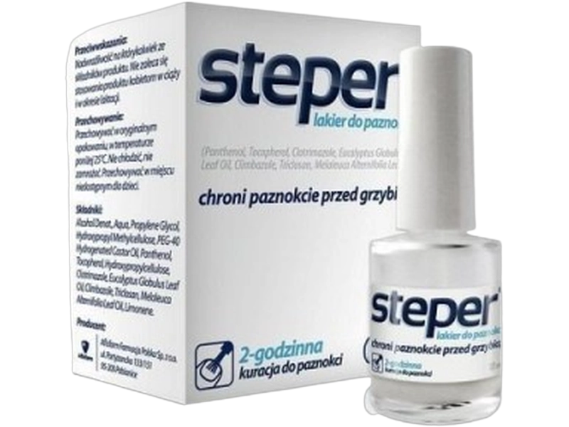 Steper, lakier do paznokci leczniczy