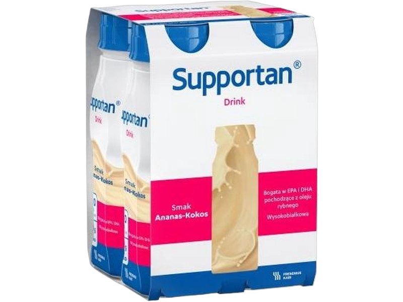 Supportan Drink, smak ananas kokos, płyn