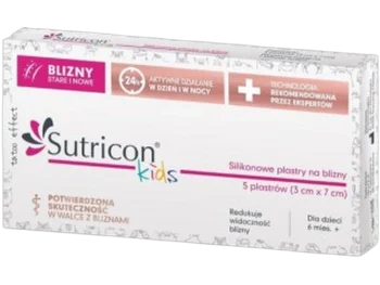 Sutricon Kids plastry 3 cm x 7 cm