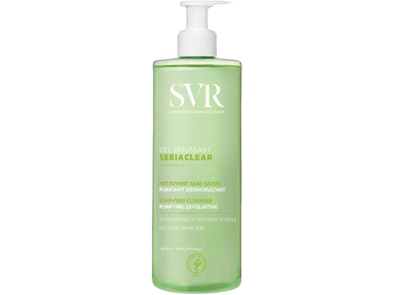SVR Sebiaclear Gel moussant, oczyszczający żel do mycia skóry