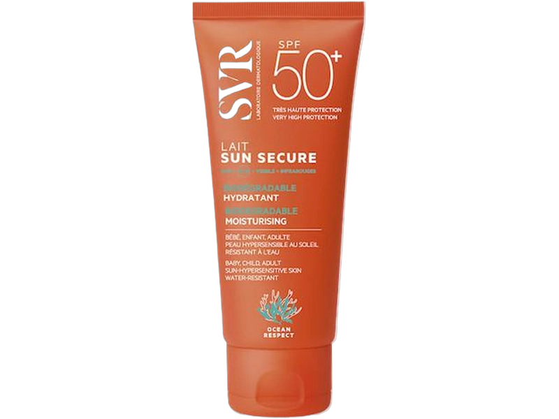 SVR Sun secure lait nawilżające biodegradowalne mleczko ochronne SPF50+