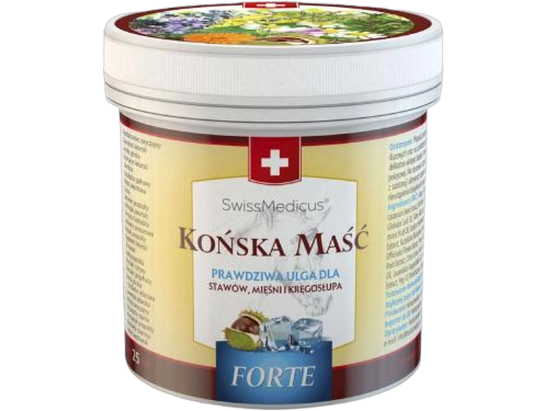 SwissMedicus Końska maść Forte chłodząca szwajcarska, żel