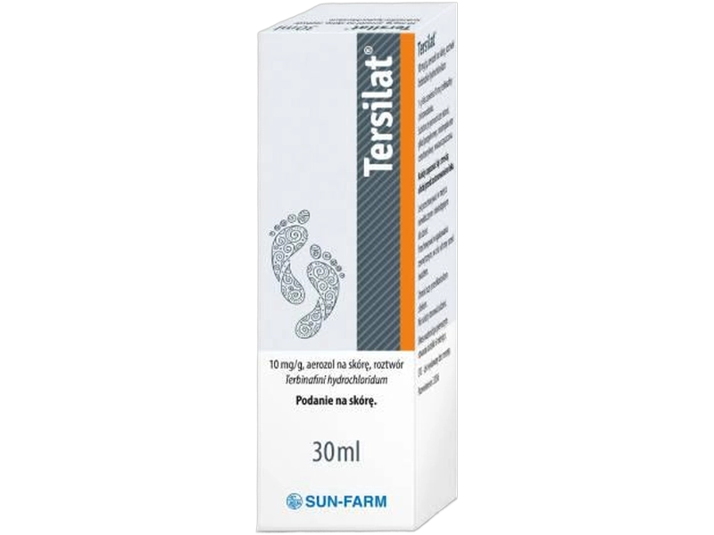 Tersilat, aerozol na skórę, 10 mg/g