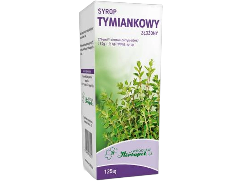 Thymi compositium syrop, 15 g + 0,01 g / 100 g