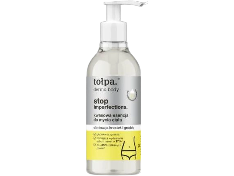Tołpa Dermo body stop imperfections kwasowa esencja do mycia ciała przeciw niedoskonałościom