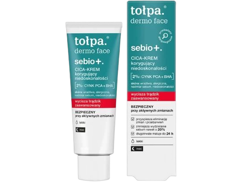 Tołpa Dermo face sebio+. korygujący niedoskonałości, krem