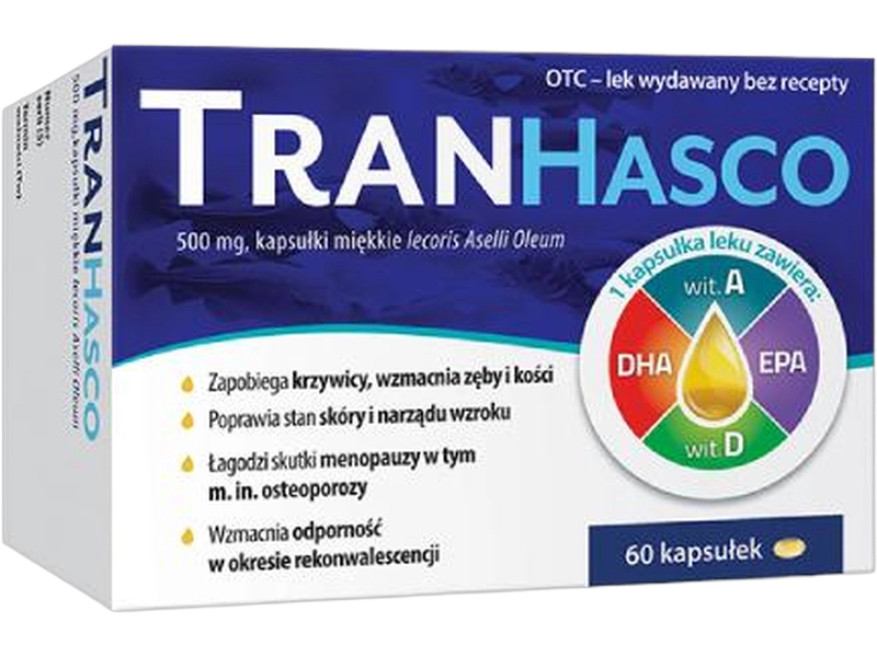 Tran Hasco, kapsułki, 500 mg
