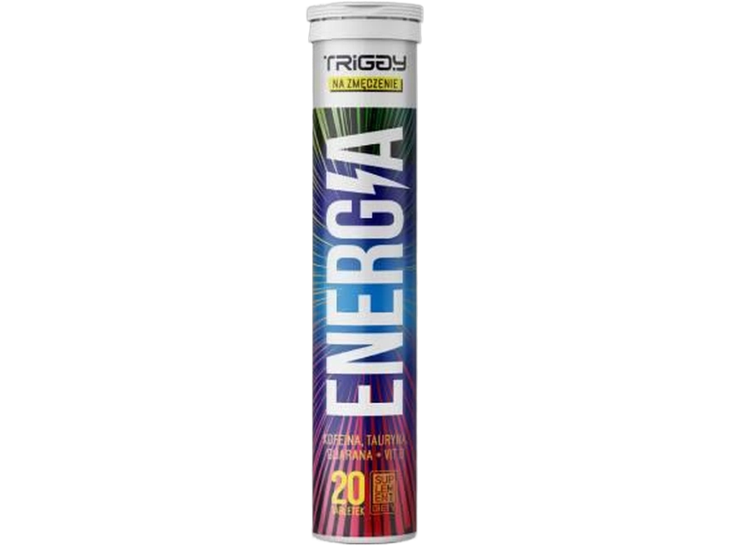 Triggy Energia tabletki musujące kofeina tauryna guarana + witamina B