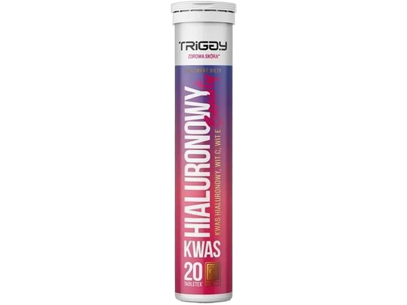 Triggy Kwas hialuronowy Beauty, tabletki musujące