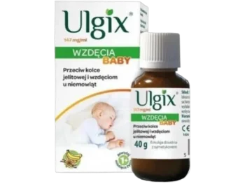 Zdjęcie produktu Ulgix Wzdęcia Baby, smak waniliowy, emulsja, 147 mg/ml
