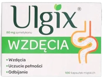 Zdjęcie produktu Ulgix Wzdęcia, kapsułki miękkie, 80 mg