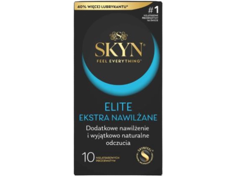 Unimil Skyn Extra nawilżane nielateksowe, prezerwatywy