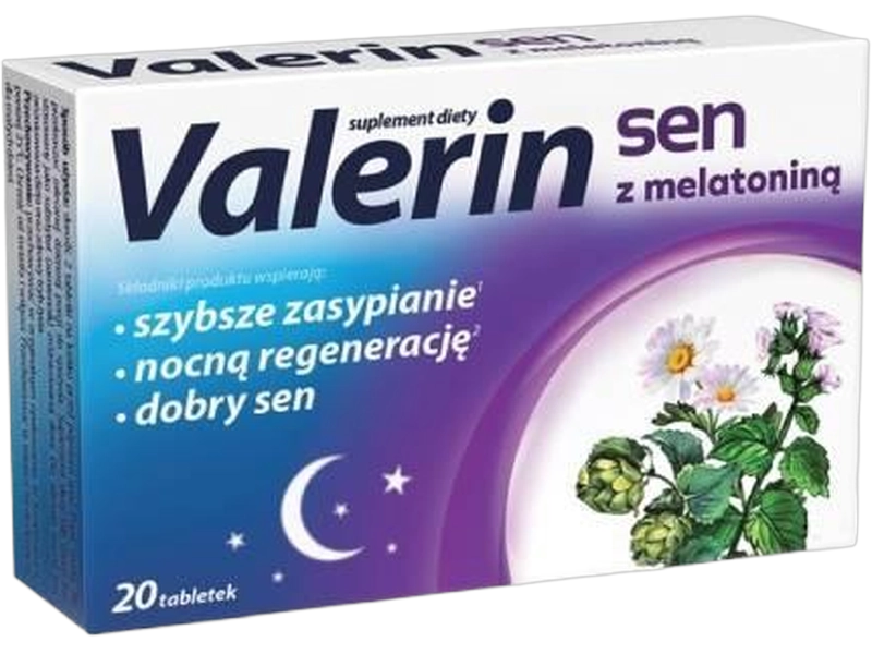 Valerin Sen z melatoniną, tabletki
