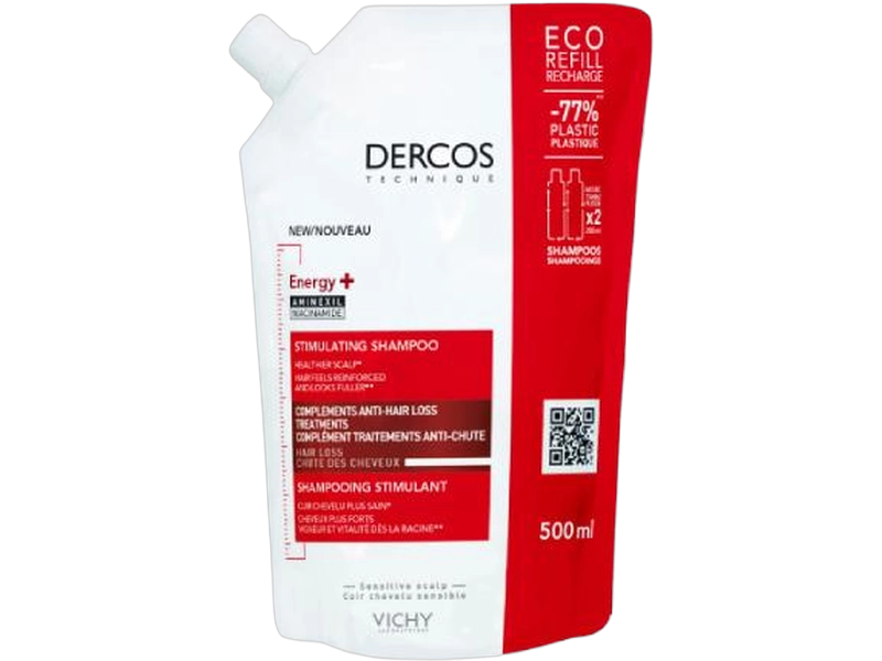 Vichy Dercos Energy+ szampon wzmacniający włosy uzupełnienie