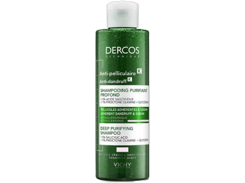 Vichy Dercos oczyszczający szampon przeciwłupieżowy, 1,30%