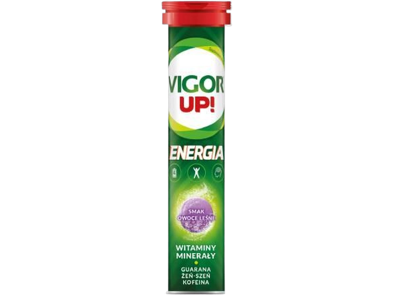 Vigor Up! energia owoce leśne, tabletki musujące