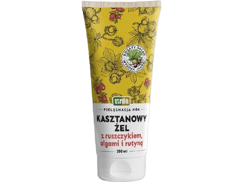 Virde Polska Kasztanowy żel z ruszczykiem, algami i rutyną