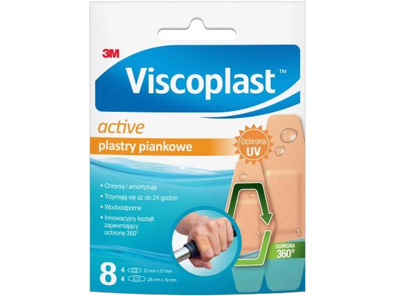 Viscoplast Active plastry piankowe 2 rozmiary
