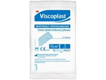 Zdjęcie produktu Viscoplast gaza jałowa, 1/2 m²