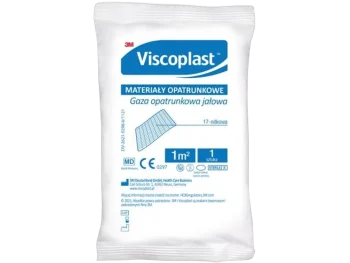 Zdjęcie produktu Viscoplast jałowa gaza opatrunkowa bawełniana 17 N