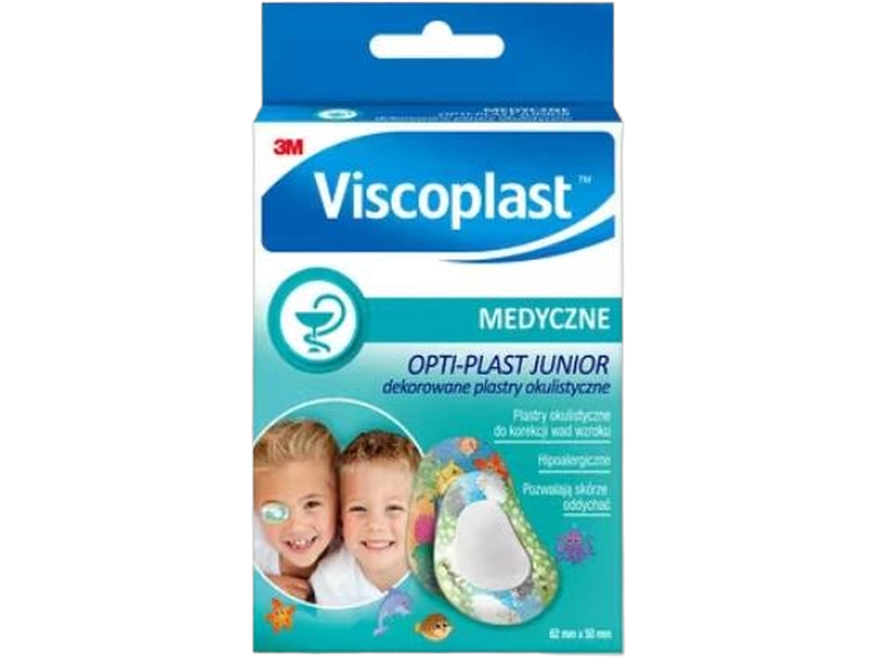 Viscoplast Opti-Plast Junior 62 mm x 50 mm, plastry