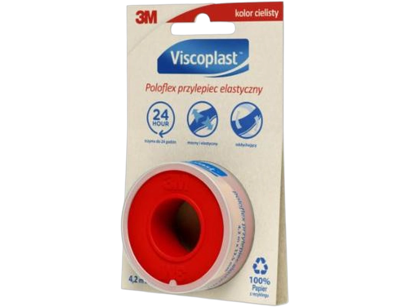 Viscoplast Poloflex przylepiec elastyczny 4,2 m x 25 mm