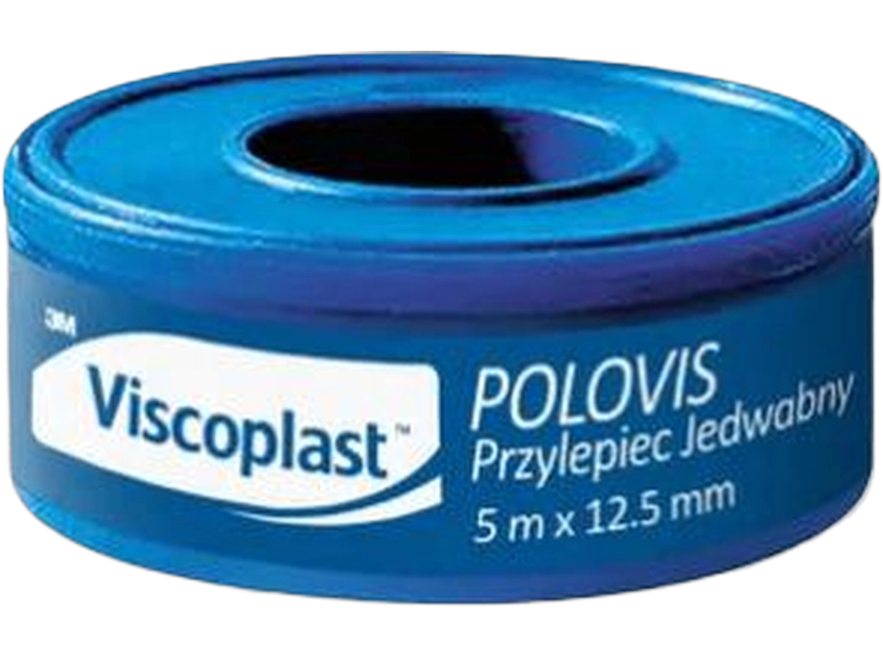 Viscoplast Polovis przylepiec jedwabny 5 m x 12,5 mm