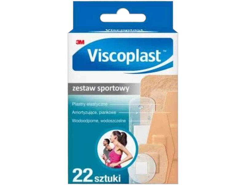 Viscoplast Zestaw sportowy plastry z opatrunkiem