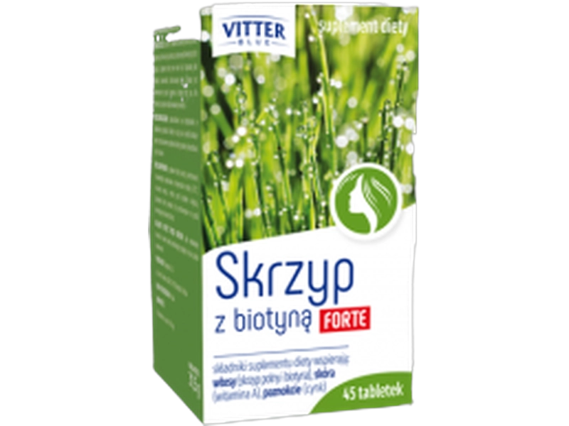 Vitter Blue Skrzyp z biotyną forte, tabletki