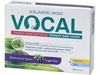 Zdjęcie produktu Vocal, smak czarna porzeczka, pastylki do ssania