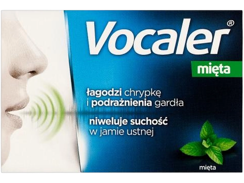 Vocaler mięta, pastylki do ssania