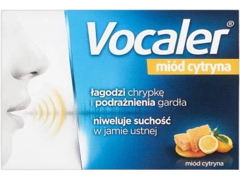 Vocaler miód cytryna, pastylki do ssania