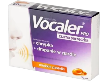 Zdjęcie produktu Vocaler Pro, smak czarna porzeczka, pastylki do ssania