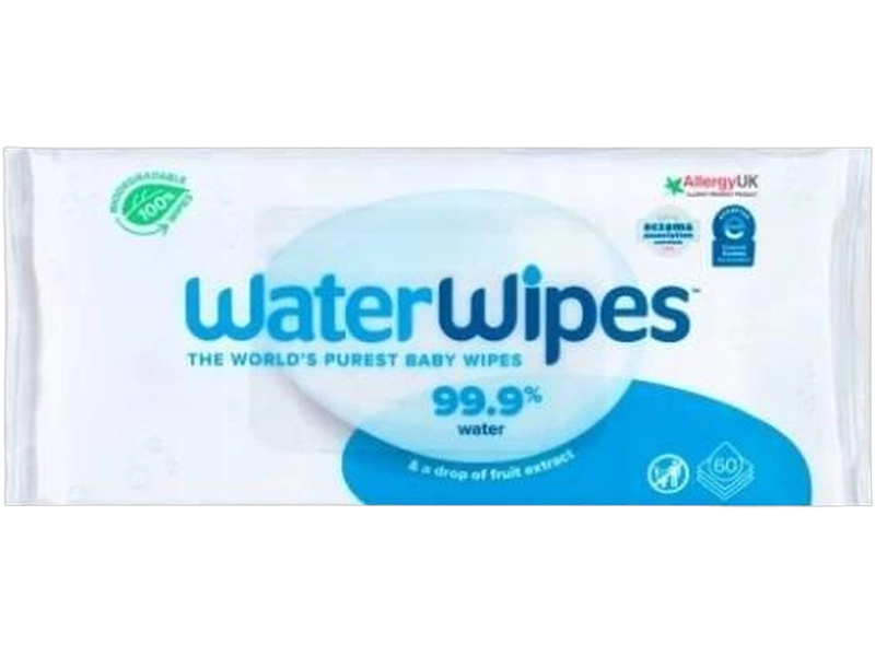 WaterWipes Bio chusteczki nawilżane wodne od urodzenia