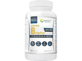 Zdjęcie produktu WISH Witamina B Complex B1 B2 B3 B5 B6 B7 B9 B12 +, tabletki