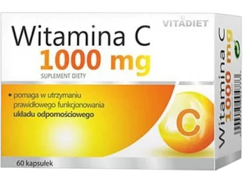 Witamina C, kapsułki twarde, 1000 mg/Vitadiet