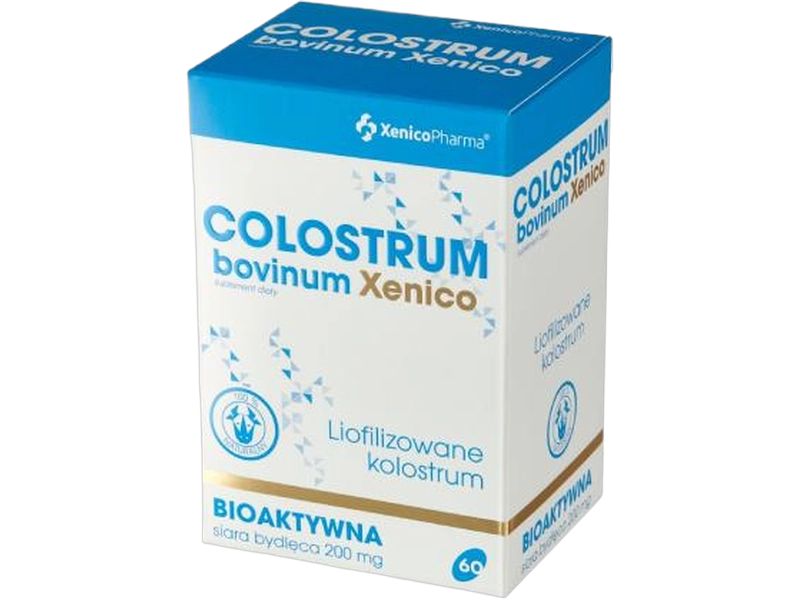 Xenico Colostrum bovinum, kapsułki, 200 mg