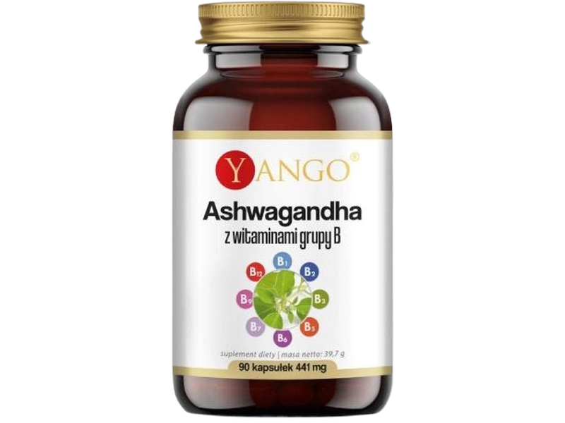 Yango Ashwagandha z witaminami grupy B, kapsułki