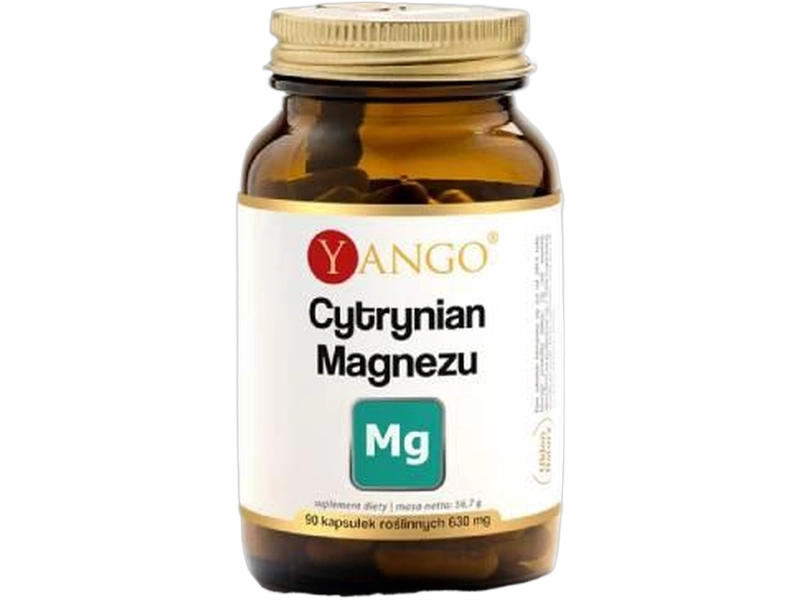 Yango Cytrynian magnezu bezwodny, kapsułki, 81 mg