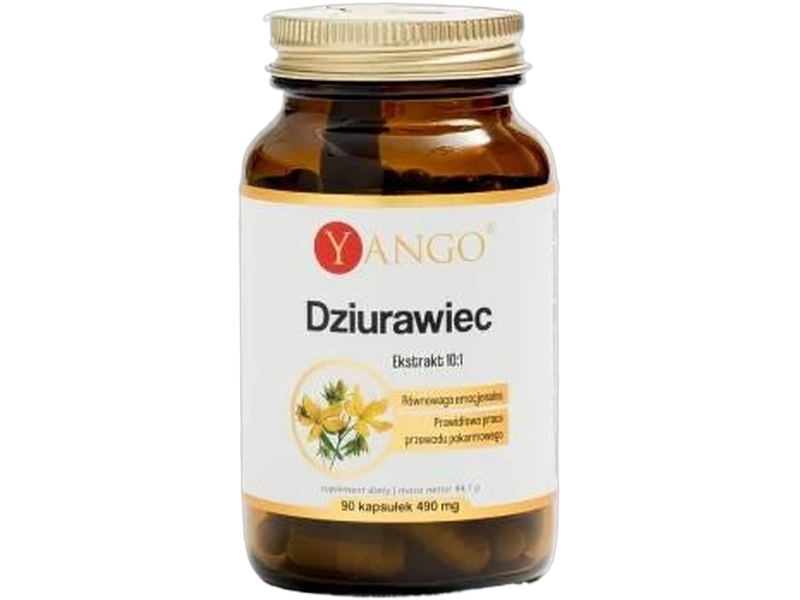 Yango Ekstrakt z czerwonych liści malin, kapsułki