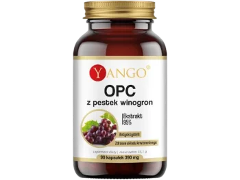 Zdjęcie produktu Yango ekstrakt z pestek winogron OPC, kapsułki, 300 mg