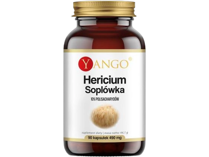 Yango Hericium soplówka ekstrakt, kapsułki, 400 mg