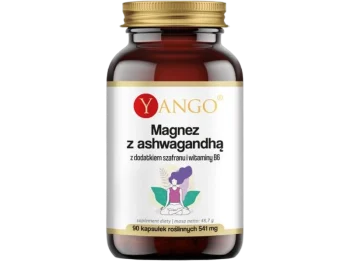 Yango Magnez z ashwagandhą z dodatkiem szafranu, kapsułki