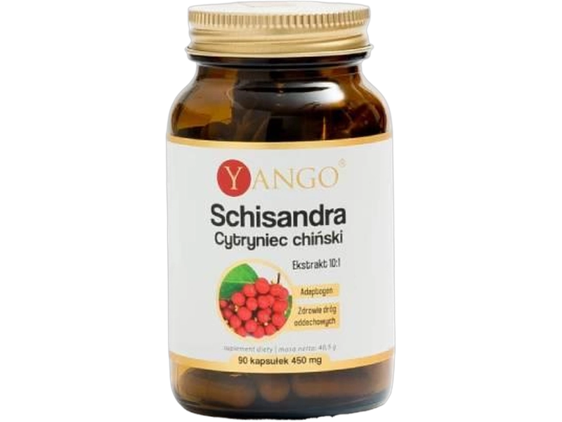 Yango Schisandra ekstrakt z cytryńca chińskiego, kapsułki, 360 mg
