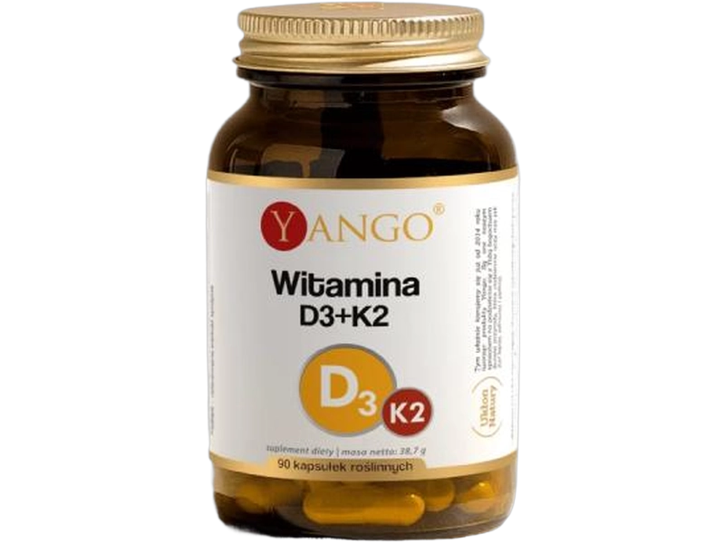 Yango Witamina D3+K2, kapsułki