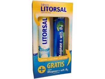 Zdjęcie produktu Zdrovit Litorsal + magnez z witaminą B6, tabletki musujące