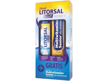 Zdjęcie produktu Zdrovit Litorsal Senior dla diabetyków + multiwitamina, tabletki musujące