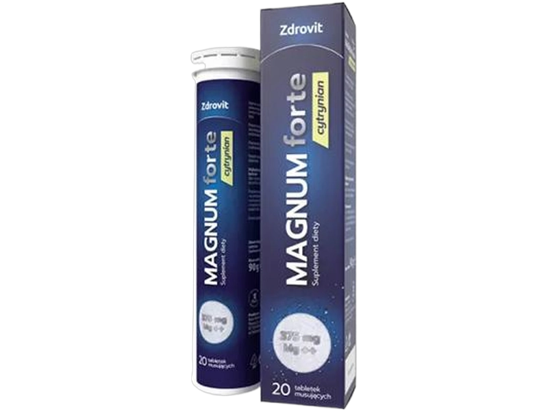 Zdrovit Magnum forte cytrynian, tabletki musujące